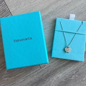 Tiffany & Co. Silver Heart Pendant Necklace